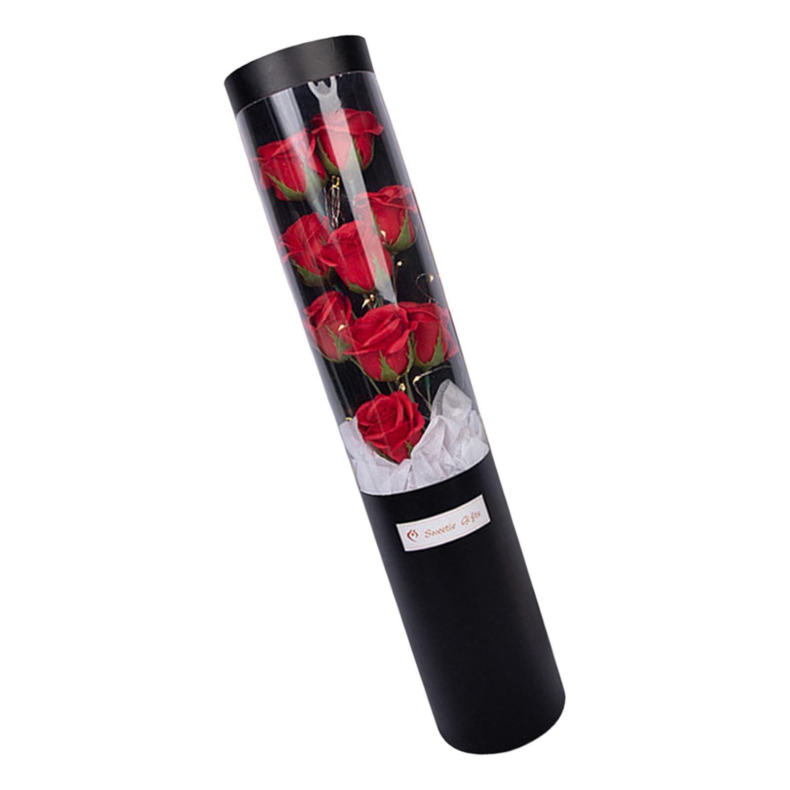 Artificial Flower Rose for Grandma Light up for Anniversary Bookshelf Decor
