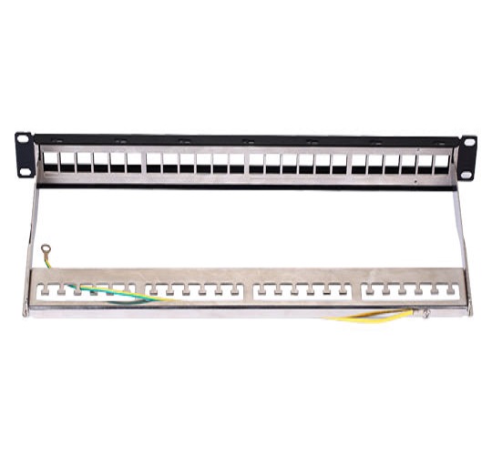 Bảng cắm Patch panel VIVANCO CAT.6A 24 port Shielded - Hàng Chính Hãng