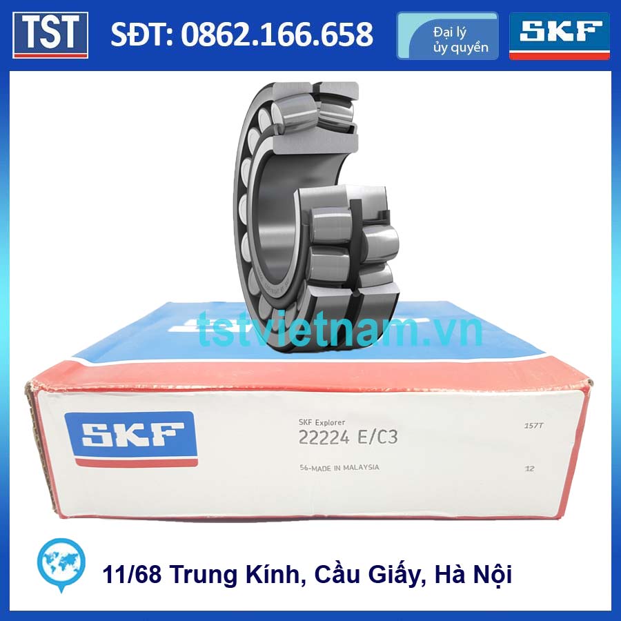 Vòng bi bạc đạn SKF 22224 E/C3