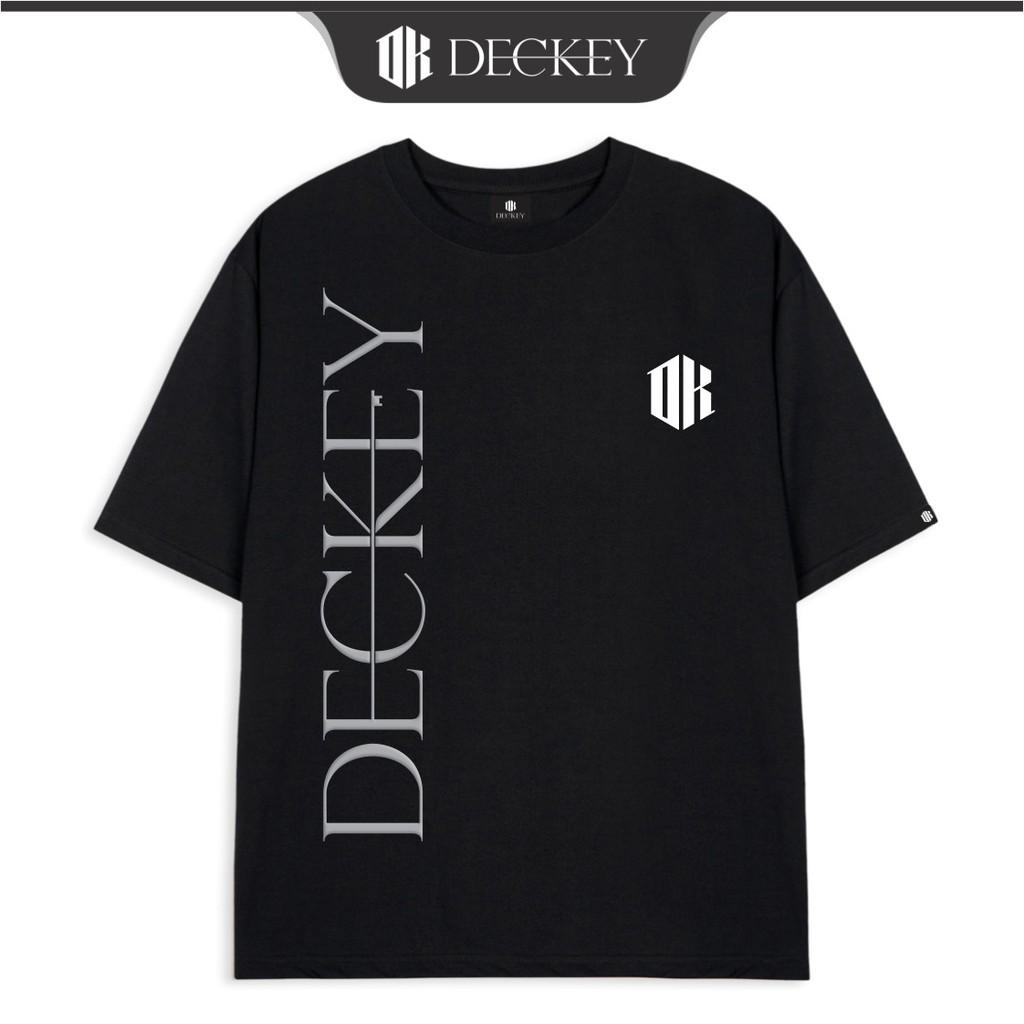 Áo Thun Cotton Unisex Nam Nữ Form Rộng DECKEY LOGO