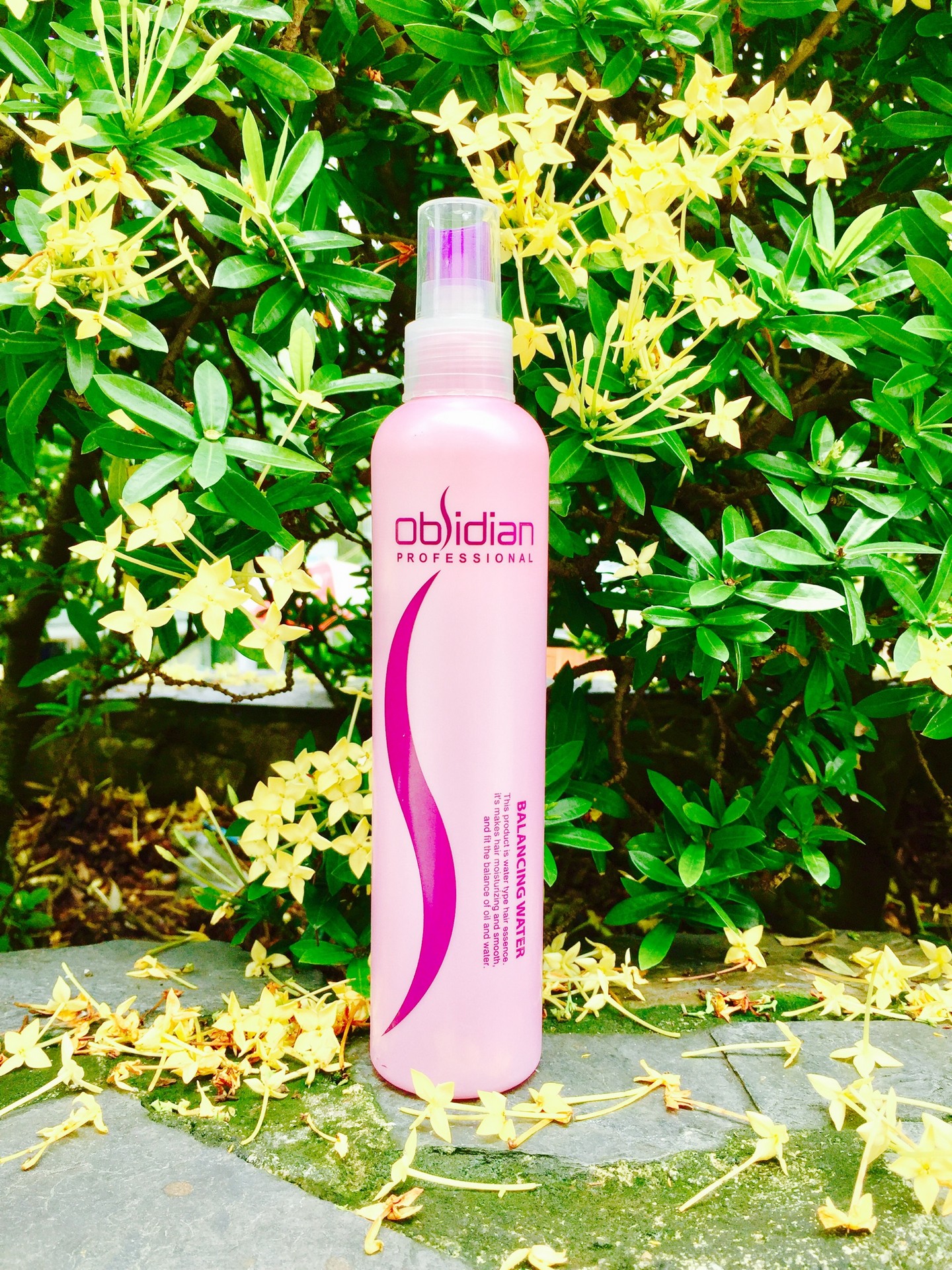 Xịt dưỡng tóc siêu mềm mượt Obsidian Professional Balancing Water Hàn Quốc 250ml Tặng kèm móc khoá