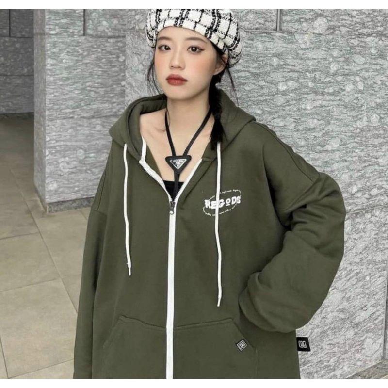 Áo hoodie mặt cười full zip unisex thời trang teen form rộng, mẫu áo khoác nỉ có mũ 2 lớp mới nhất hot trend