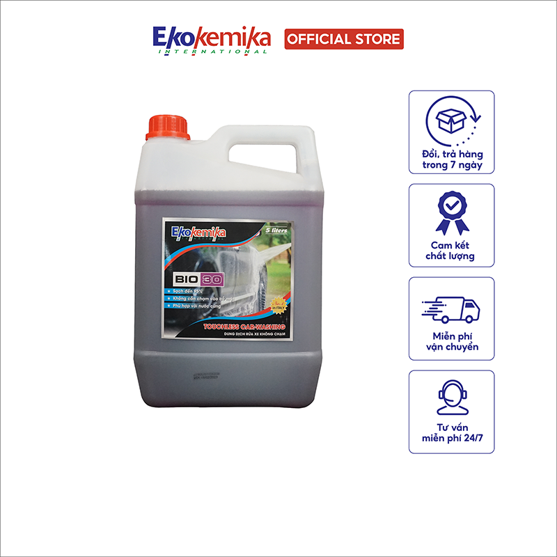  Dung dịch rửa xe không chạm Ekokemika BIO 30 (5L)