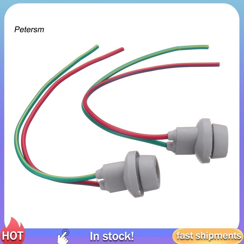 Set 2 Đuôi Đèn Đỗ Xe W5W T10 Bằng Cao Su Chuyên Dụng Cho Xe Hơi / Xe
