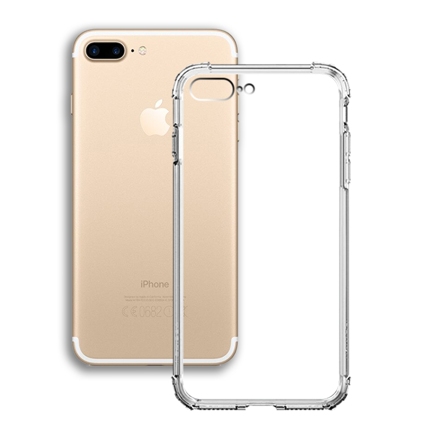 Ốp Lưng Chống Sốc cho điện thoại Apple Iphone 7 Plus / 8 Plus - Dẻo Trong - Hàng Chính Hãng