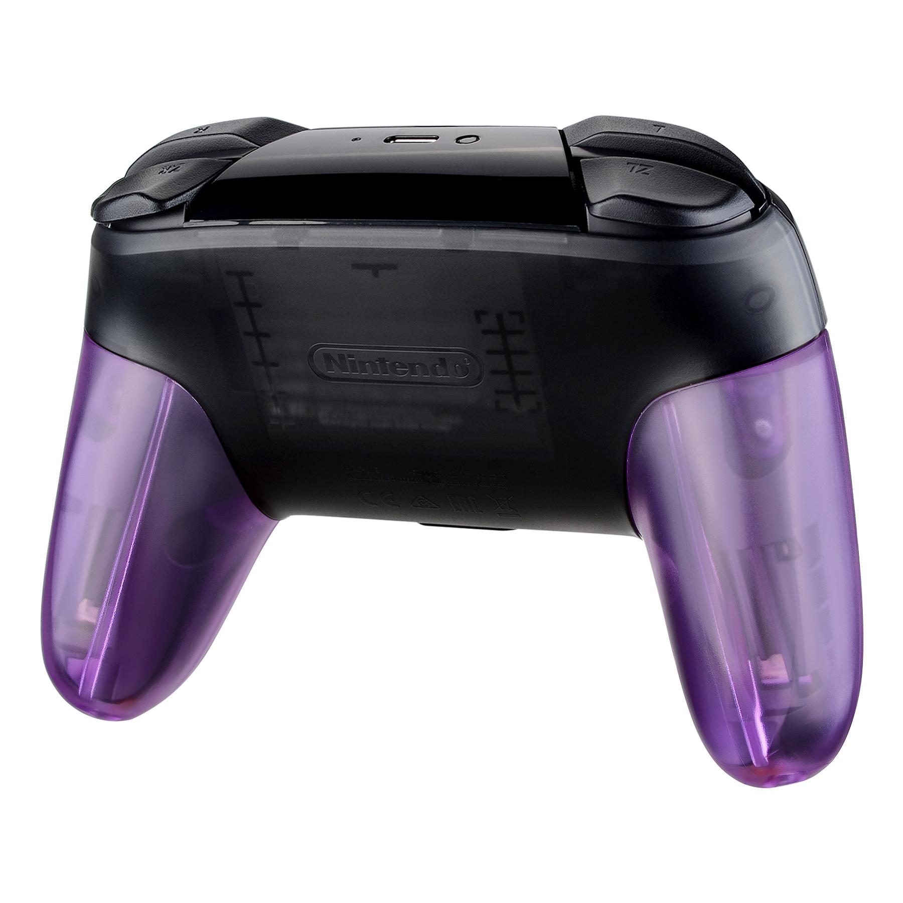 Vỏ tay cầm thay thế trong suốt eXtremeRate Transparent Clear cho Bộ điều khiển Nintendo Switch Pro - Nhiều màu Màu sắc: Đỏ