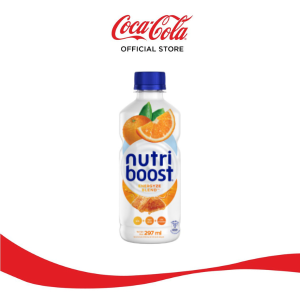 Lốc 24 Chai Sữa Trái Cây Nutriboost Thế Hệ Mới Hương Cam 297ml/Chai Sale 4.4 Coca-Cola Official Store