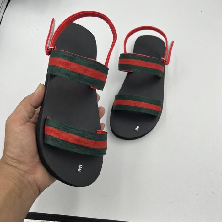 Dép xăng đan nam nữ A6 dù lót đỏ ( sandal đồng nai )