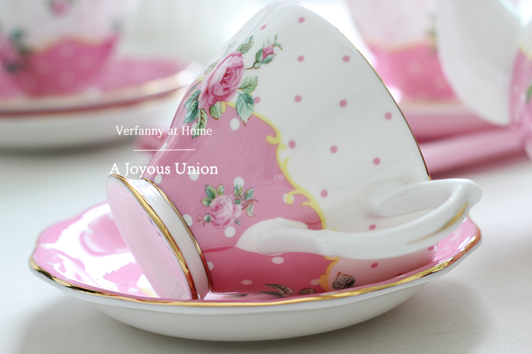 Bộ chén trà 1 người ROYAL 2309 - hoa hồng