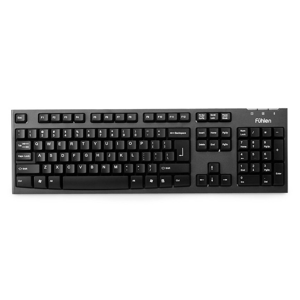 Bàn phím máy tính có dây Fuhlen L411 Black dùng văn phòng, Gaming- Hàng chính hãng