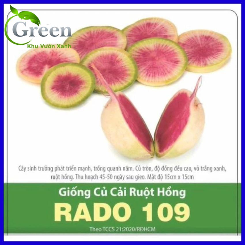 Hạt Giống Củ Cải Ruột Hồng