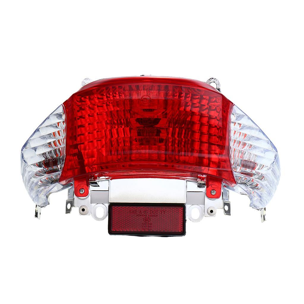 Motorcycle Tail Light Motorcycle Turn Signal Stop Light for GY6 Scooter 50cc