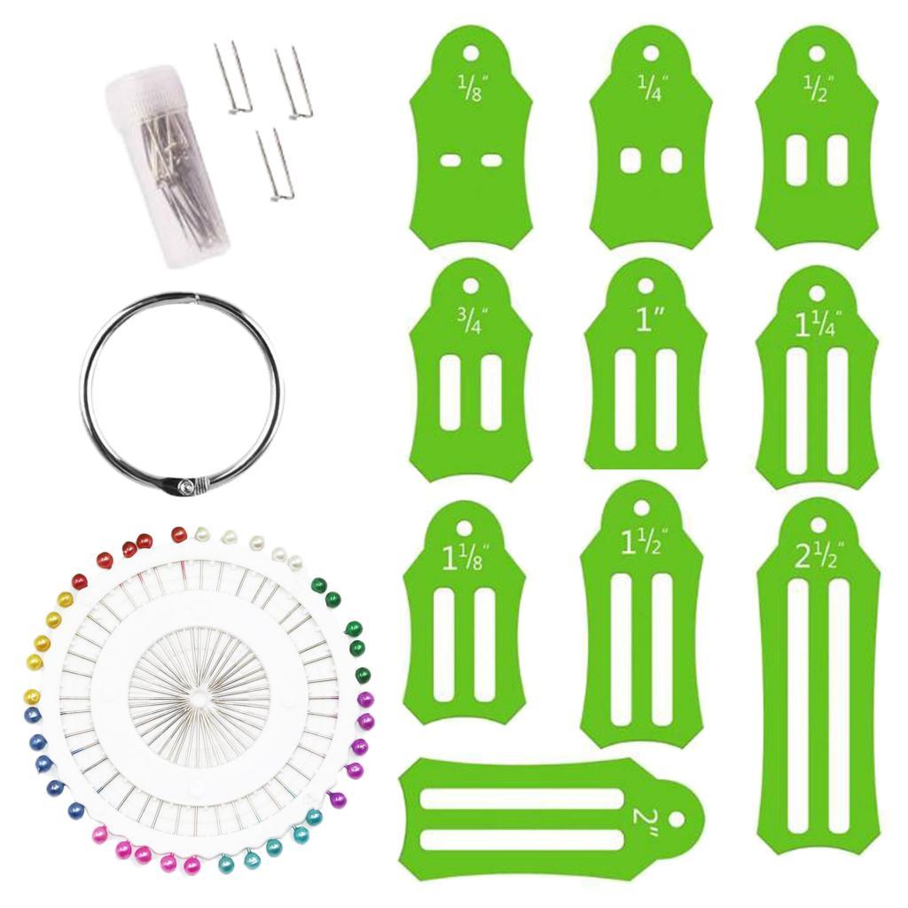Jelly Roll Sasher Tool Kit Bias Tape Maker For Sewing Quilting DIY Strip Tools