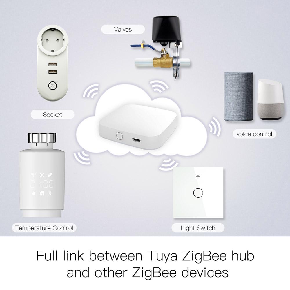 TV02 Thermostatic Radiator Valve Smart Thermostat Temperature Controller Weekly Programmable APP Control Voice Control