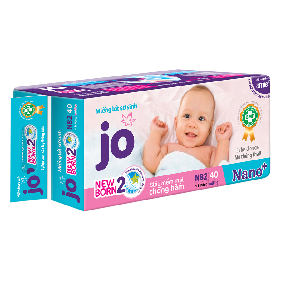 Miếng Lót Jo Newborn 2 (40 Miếng)