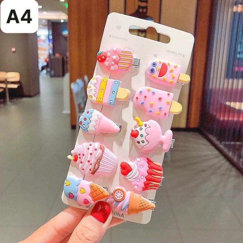 SET kẹp tóc cho bé gái xinh xắn KTN111