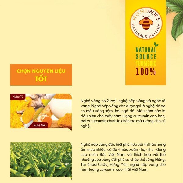 Combo 2 hũ Tinh nghệ nếp vàng 200g - Khoái Châu, Hưng Yên -sáng da, khỏe dạ dày