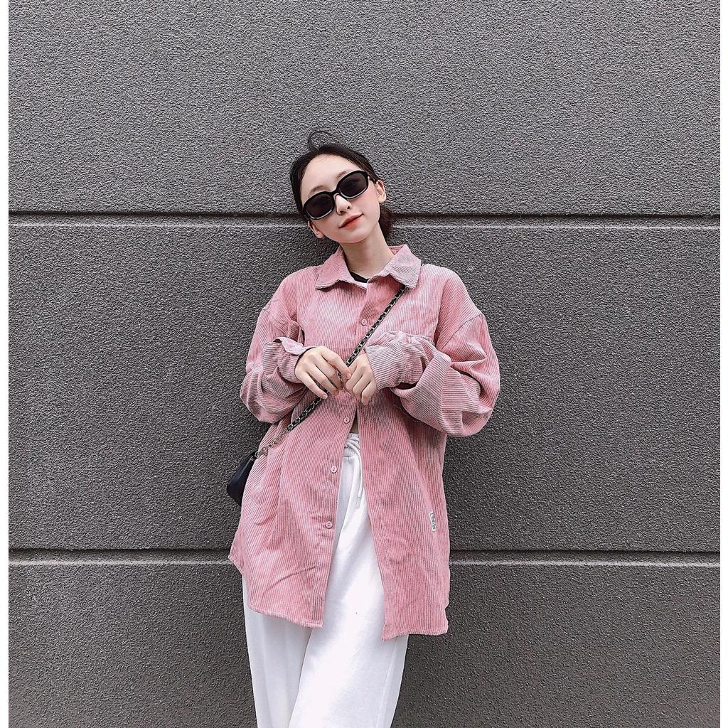 Mua Áo Sơmi nhung Tăm vintage 4 Màu Zozo_Unisex - Xám,L tại thoitrangthienphucunisex Mua Áo Sơmi Nhung Tăm Vintage 4 Màu Zozo_Unisex - Xám,L Tại Thoitrangthienphucunisex