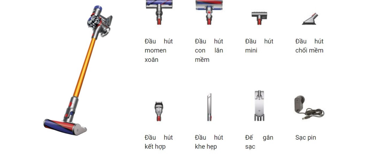 Máy hút bụi Dyson V8 Absolute Hàng chính hãng