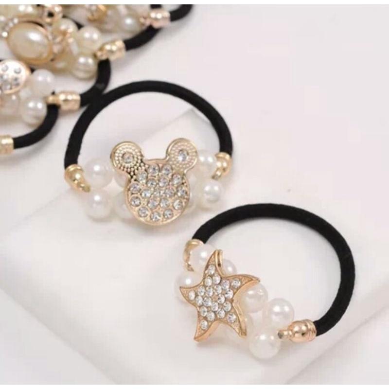 Set dây chun buộc tóc đính đá