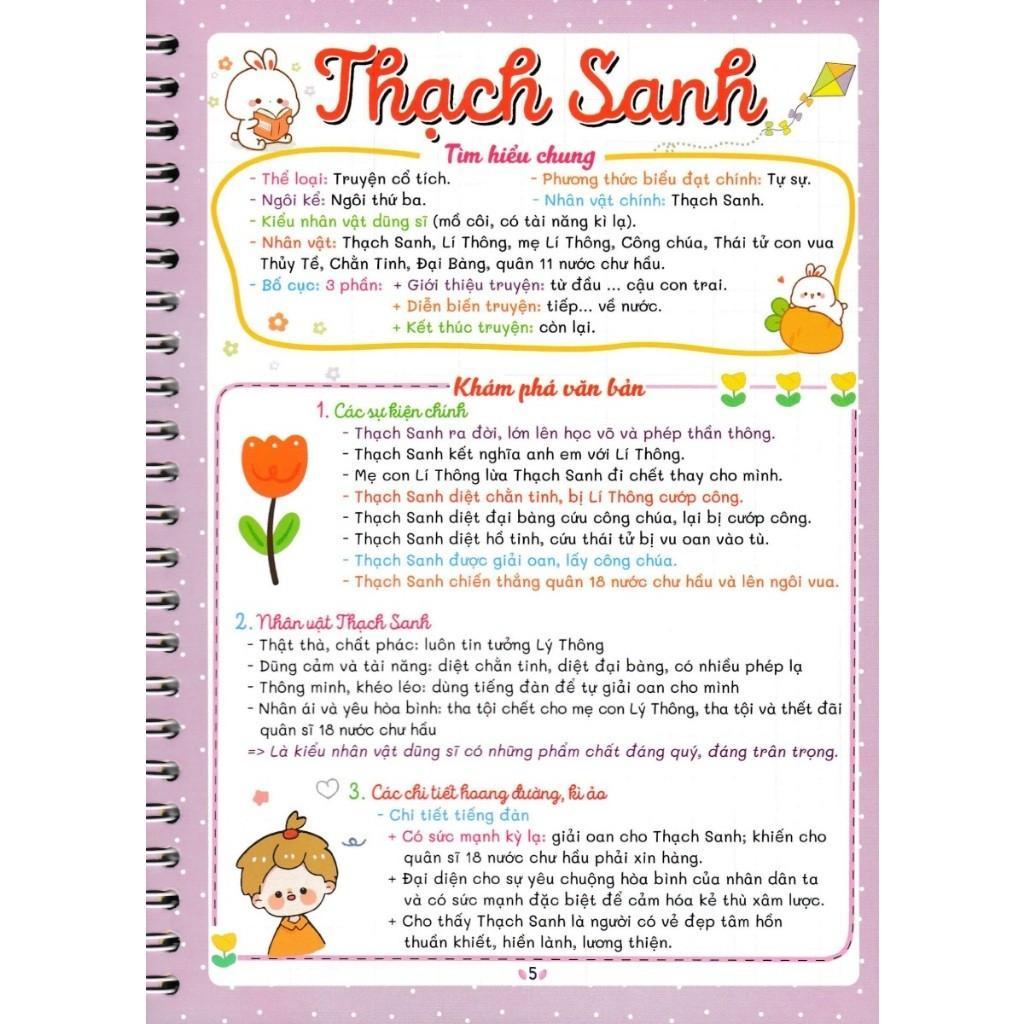 Sách - Sổ Tay Notebook Ngữ Văn 6 - Bám Sát SGK Cánh Diều - Hồng Ân