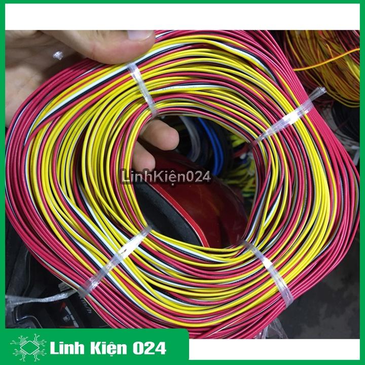 Dây Điện Dẹt 4 Màu Khác Nhau Cho Đèn LED RGB 4 pin 22AWG