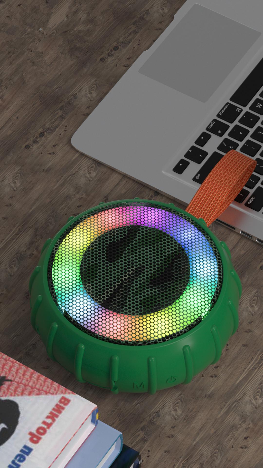 Loa Bluetooth không dây EONKO MY236BT RGB với TF USB AUX Tai nghe rảnh tay IPX6 Pin sạc có đèn RGB chống nước Màu sắc: đen MY236BT