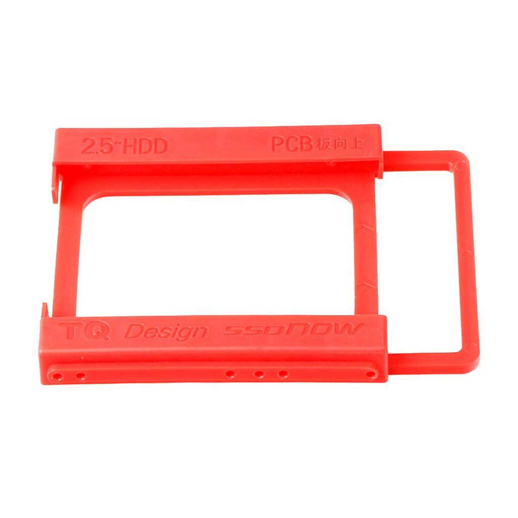 2x 2.5" to 3.5" SSD HDD Hard Disk Drive Bays Holder Mounting Bracket Adapter