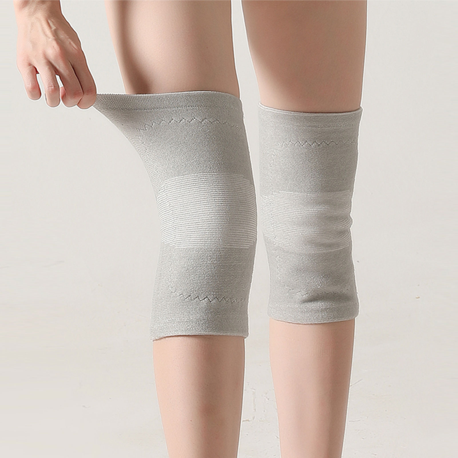 Đệm lót đầu gối bằng Lông cừu Bảo vệ hỗ trợ đầu gối, co giãn thoáng khí