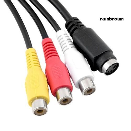 Cáp Chuyển Đổi Từ Vga Sang Video Tv Out S-Video Av Và 3 Rca Chất Lượng Cao