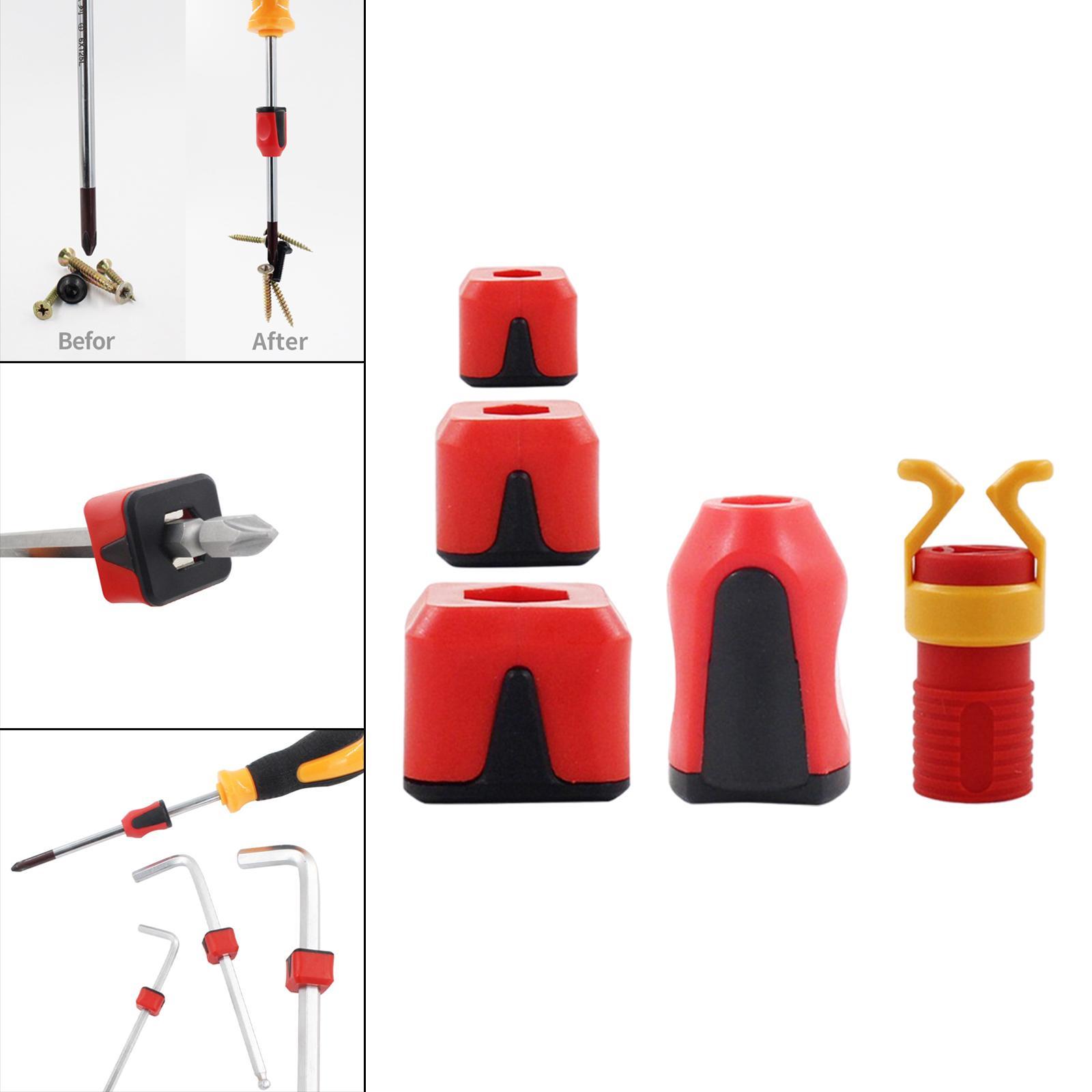 Screwdriver Bit Magnetic Rings Removable Magnetizer for Electric Screw Bit