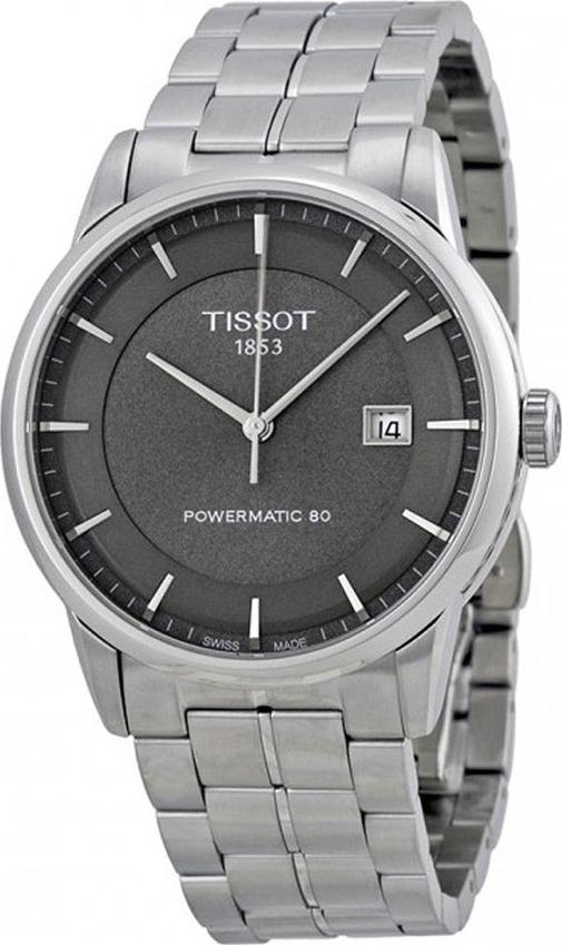 Đồng Hồ Nam Dây Thép Không Gỉ Tissot T086.407.11.061.00 (41mm) - Đen Xám