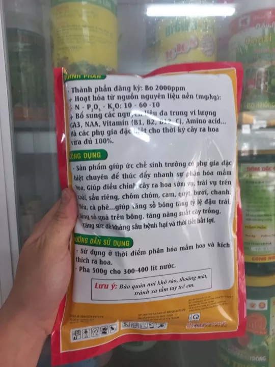 Phân bón vi lượng BIOMAX NPK 10-60-10+TE 1kg