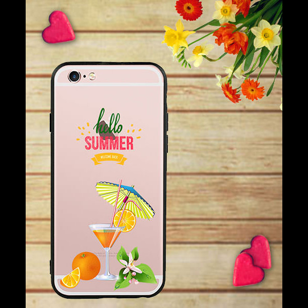 Ốp lưng cho điện thoại Iphone 6 Plus/6s Plus viền TPU cho - Summer 03