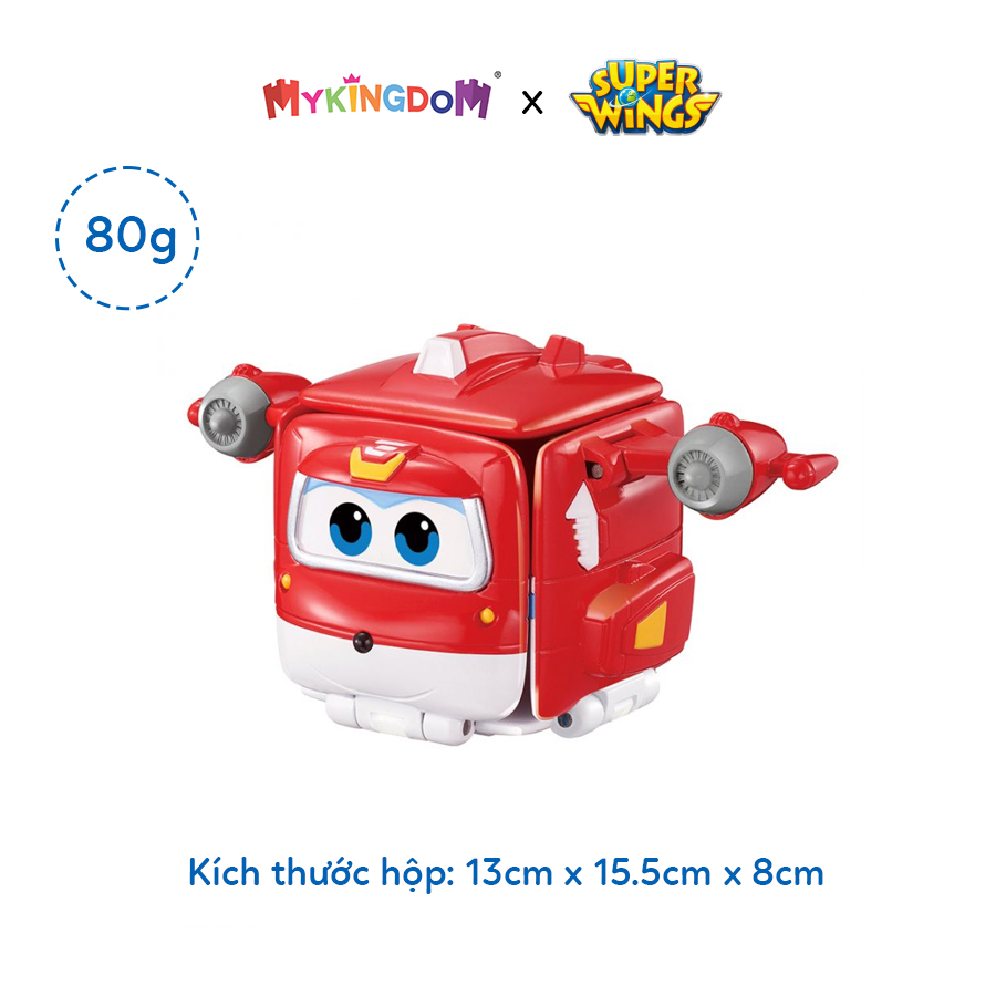 Đồ chơi mô hình SUPERWINGS Hộp biến hình Super wings- Jett tia chớp YW740571