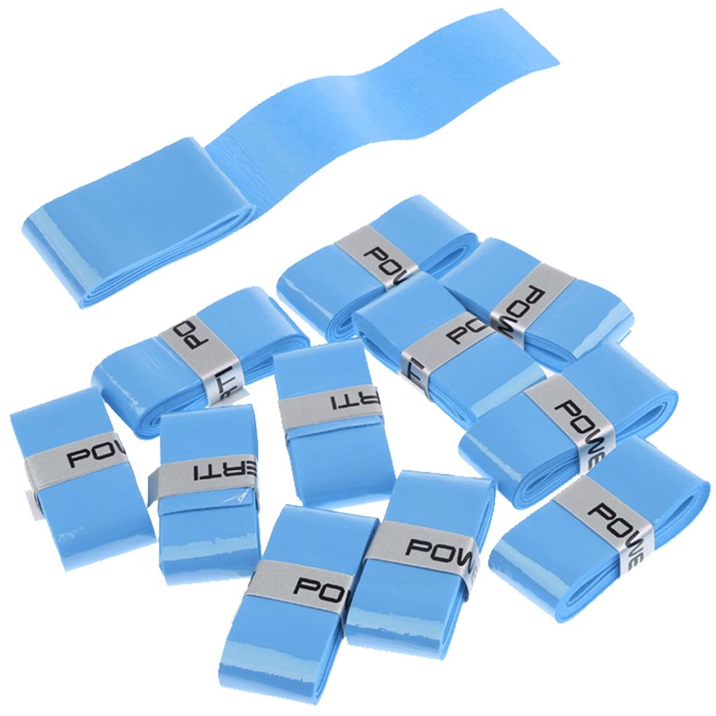 12Pcs Replacement Grip  Fishing Rod Badminton Tennis Racket Handle Grip Tape
