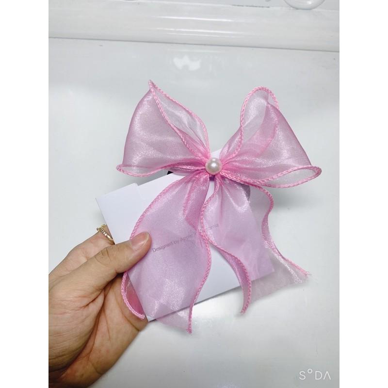 Kẹp Tóc Nơ - Cột Tóc Nơ Hàn Quốc Dễ Thương