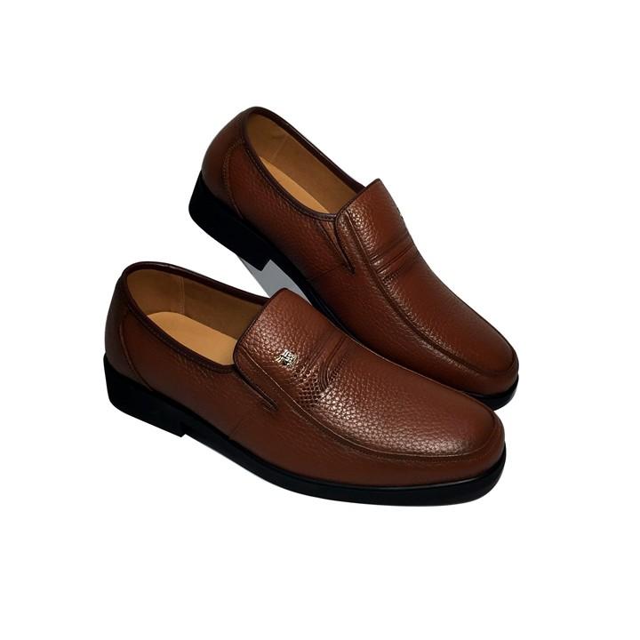 Giày lười da nam bò thật HS66