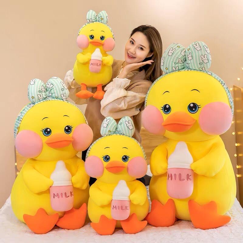 Gấu Bông Vịt Sữa Cao Cấp Êm Mịn