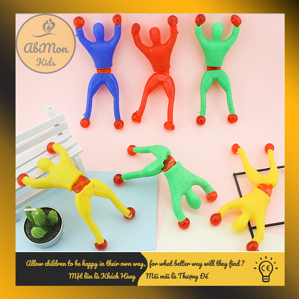 Đồ Chơi Người Nhện Dính Tường Vui Nhộn Cho Bé || Đồ chơi Gỗ - Giáo dục - An toàn - Thông minh
