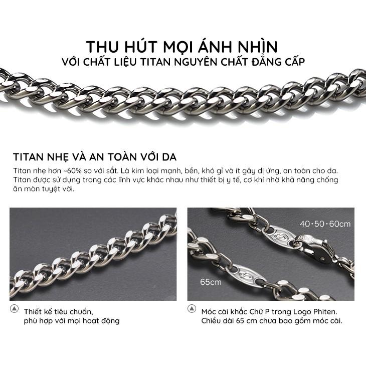 Vòng Cổ Đẳng Cấp Phiten Titanium Chain