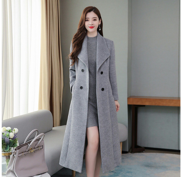 Áo Khoác Dạ Cashmere Dáng Dài Sang Chảnh AD39 - Hàng Quảng Châu Cao Cấp