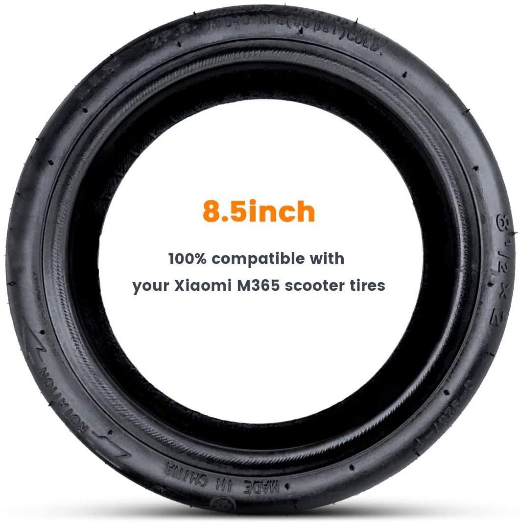 Dành Cho Xiaomi Xe Điện Lốp Cao Su 8 1/2X2 Nâng Cấp Làm Dày Ống Bên Trong 8.5 "M365 Pro Phía Trước Phía Sau thay Thế Lốp Xe Color: 1PCS Tire Set