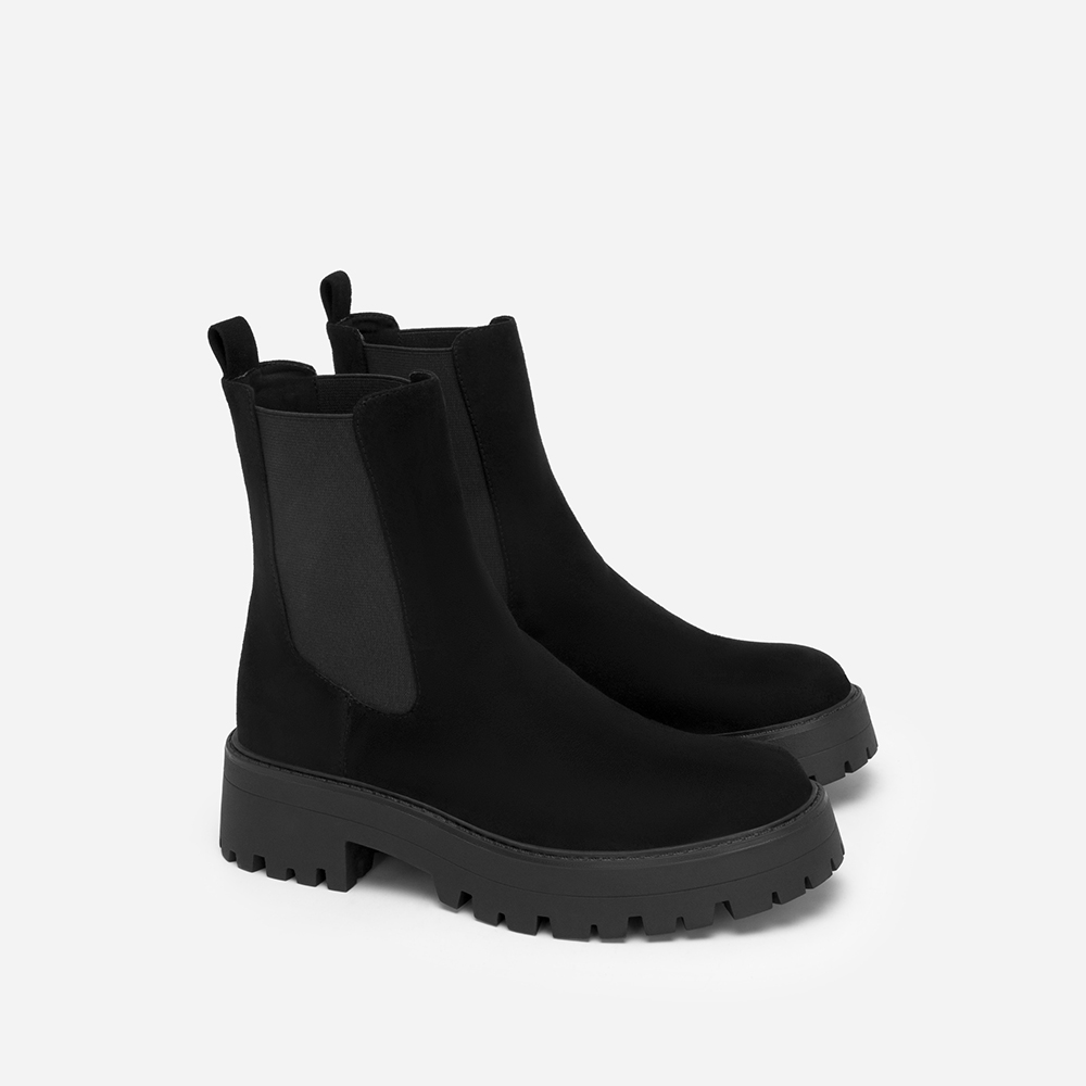 Vascara All-Day Comfort Chelsea Boot Cổ Vừa Nubuck - BOT 0920