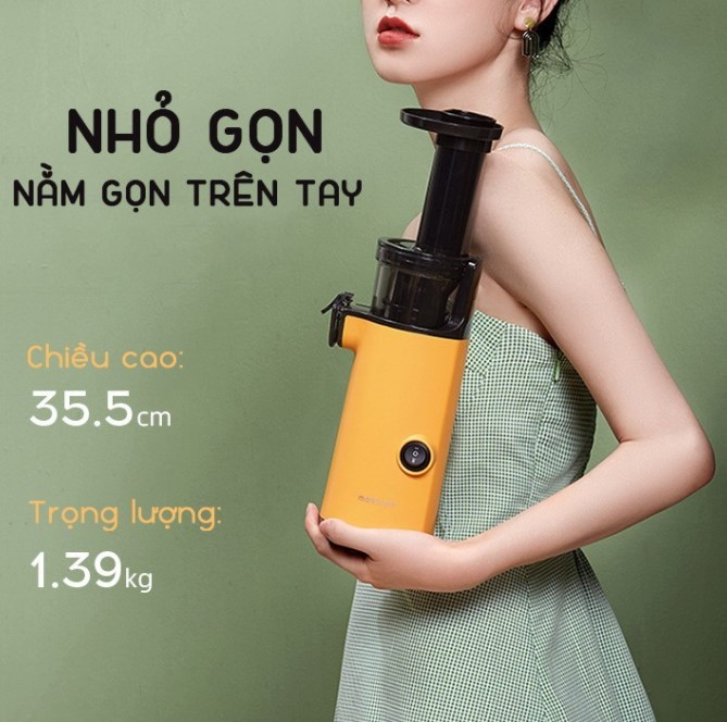 Máy ép chậm mini đa năng MOKKON MK-SJ001