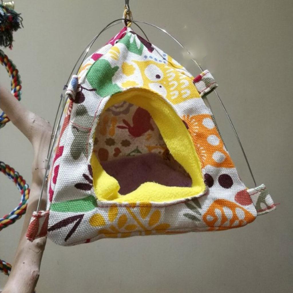 Bird Bed Parrot Sleeping Tent Hut Tent Birdcage Hammock Toy Pet Bed