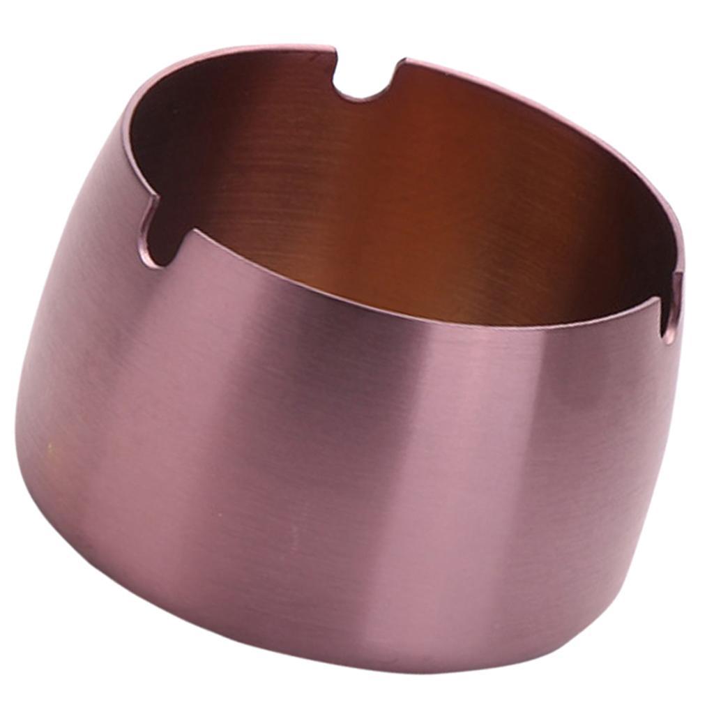 Windproof Ashtray Stainless Steel Cigar Ash Tray for Home Office