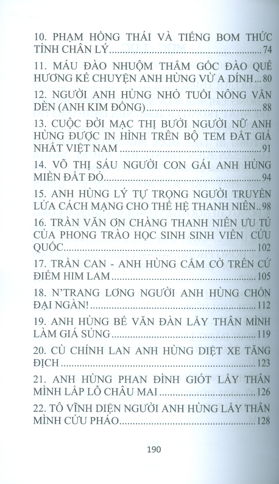 Gương Sáng Anh Hùng Liệt Sỹ Trẻ Tuổi Cách Mạng