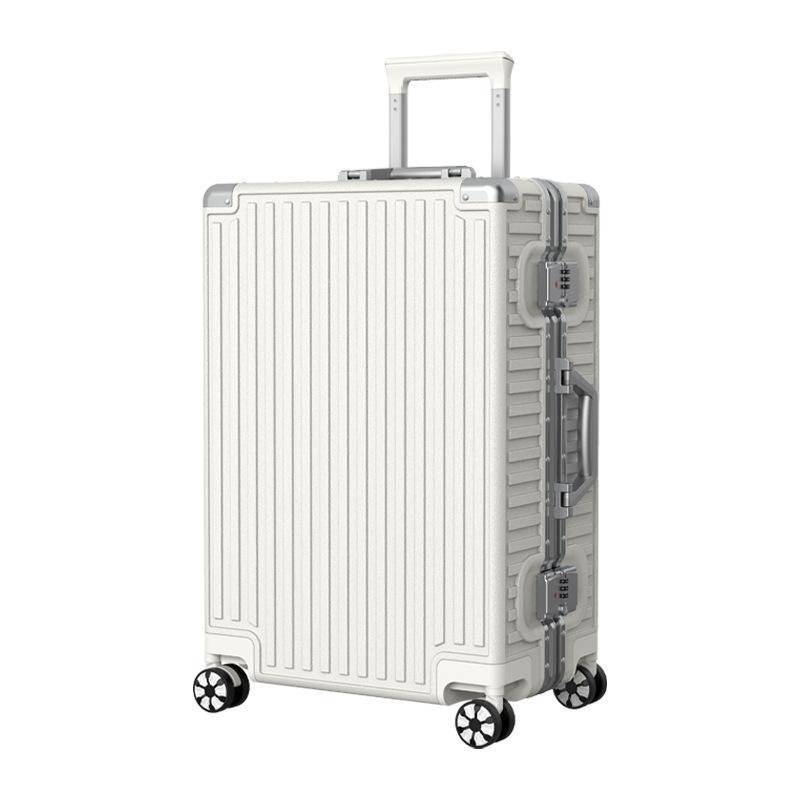 Đảm bảo chất lượng vali nữ 20 inch lưới ins đỏ đơn giản đồng màu lên máy bay hộp mật khẩu khung nhôm dày xe đẩy trường hợp nam 24 inch