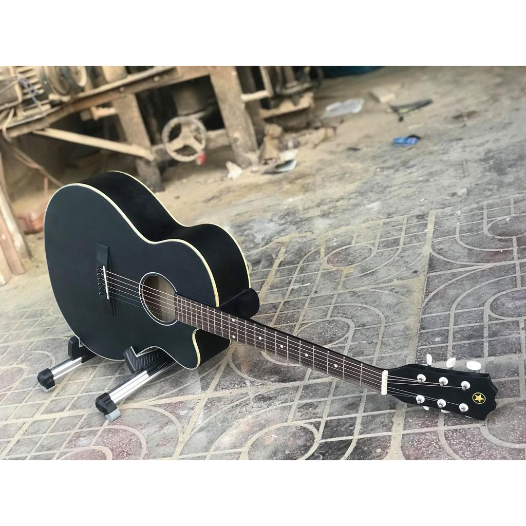 Đàn guitar acoustic có ty ET-075SV Tặng kèm bao da 3 lớp